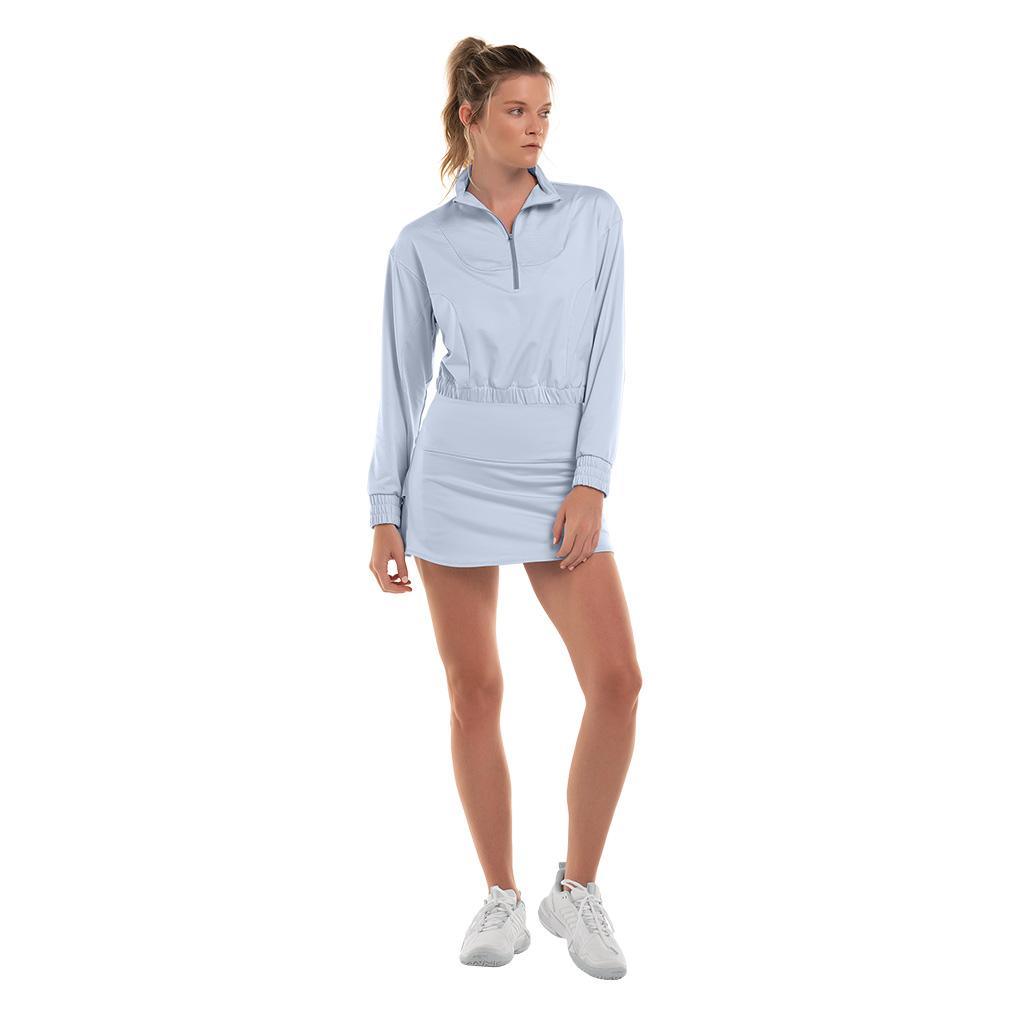 Women's Elevate 1/4 Zip Long Sleeve Tennis Top Glace Apparel K-Swiss