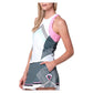Women`s Motion Tennis Tank Techno Pink Apparel K-Swiss