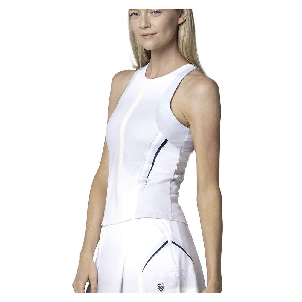 Women`s Motion Tennis Tank Meteorite Apparel K-Swiss