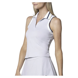 Women`s Set Sleeveless Tennis Polo Meteorite Apparel K-Swiss