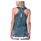 Women`s Keyhole Tennis Tank Black Apparel K-Swiss