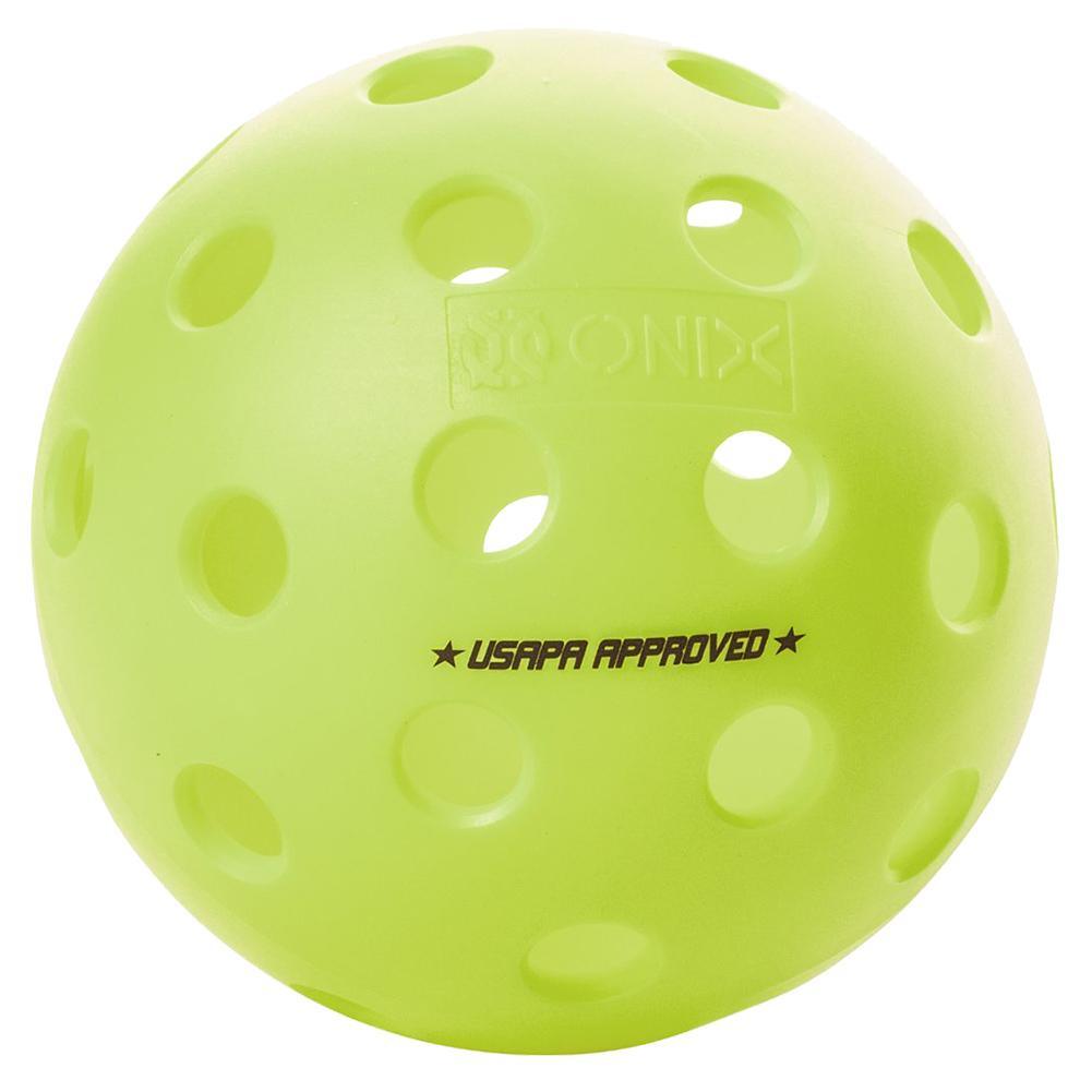 Fuse G2 Outdoor Pickleballs Neon 3-Pack Balls Onix