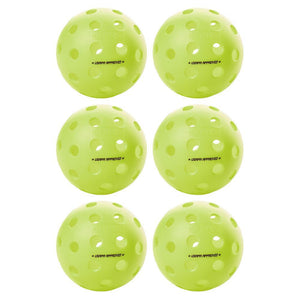 Fuse G2 Outdoor Pickleballs Neon 6-Pack Balls Onix