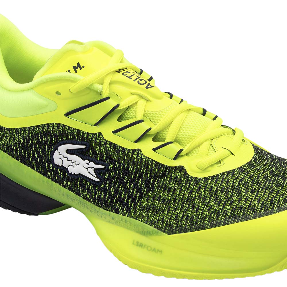 LACOSTE AG-LT25 ULTRA Yellow/Navy FW25 Padel Shoes Zapatillas Lacoste