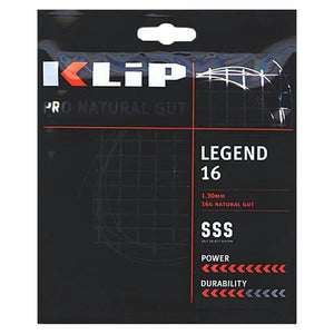 Legend Tour Natural Gut Tennis String Black Strings Klip