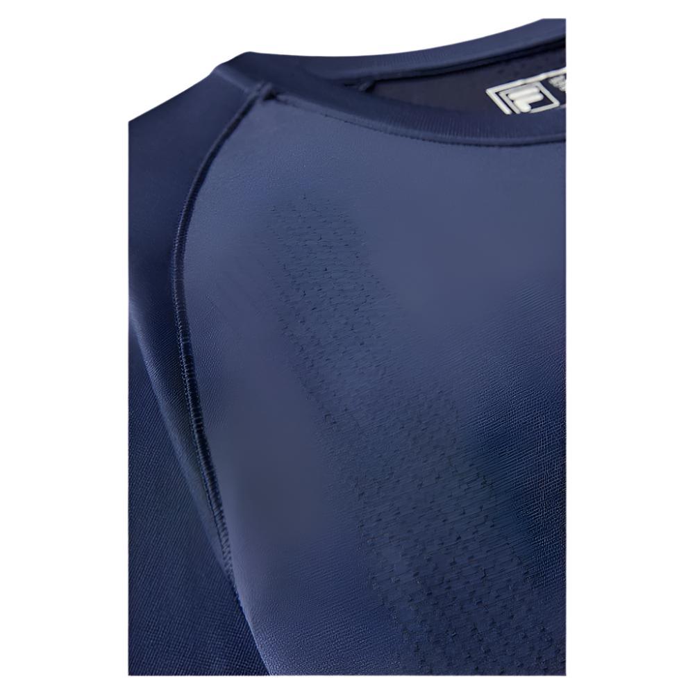 Mens Lucky Ace Short Sleeve Seamless Tennis Crew Apparel Fila