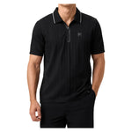 Men`s Challenger Cable Zip Tennis Polo Apparel Fila