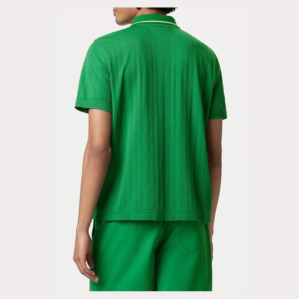 Mens Challenger Cable Zip Tennis Polo Apparel Fila