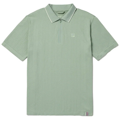 Men`s Challenger Cable Zip Tennis Polo Apparel Fila