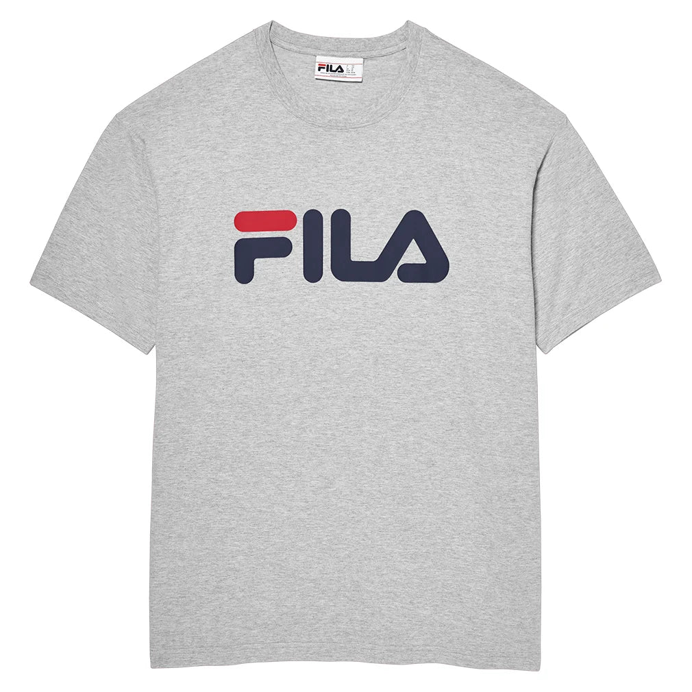 Men`s Classic Logo Tennis Tee Grey Heather Apparel Fila