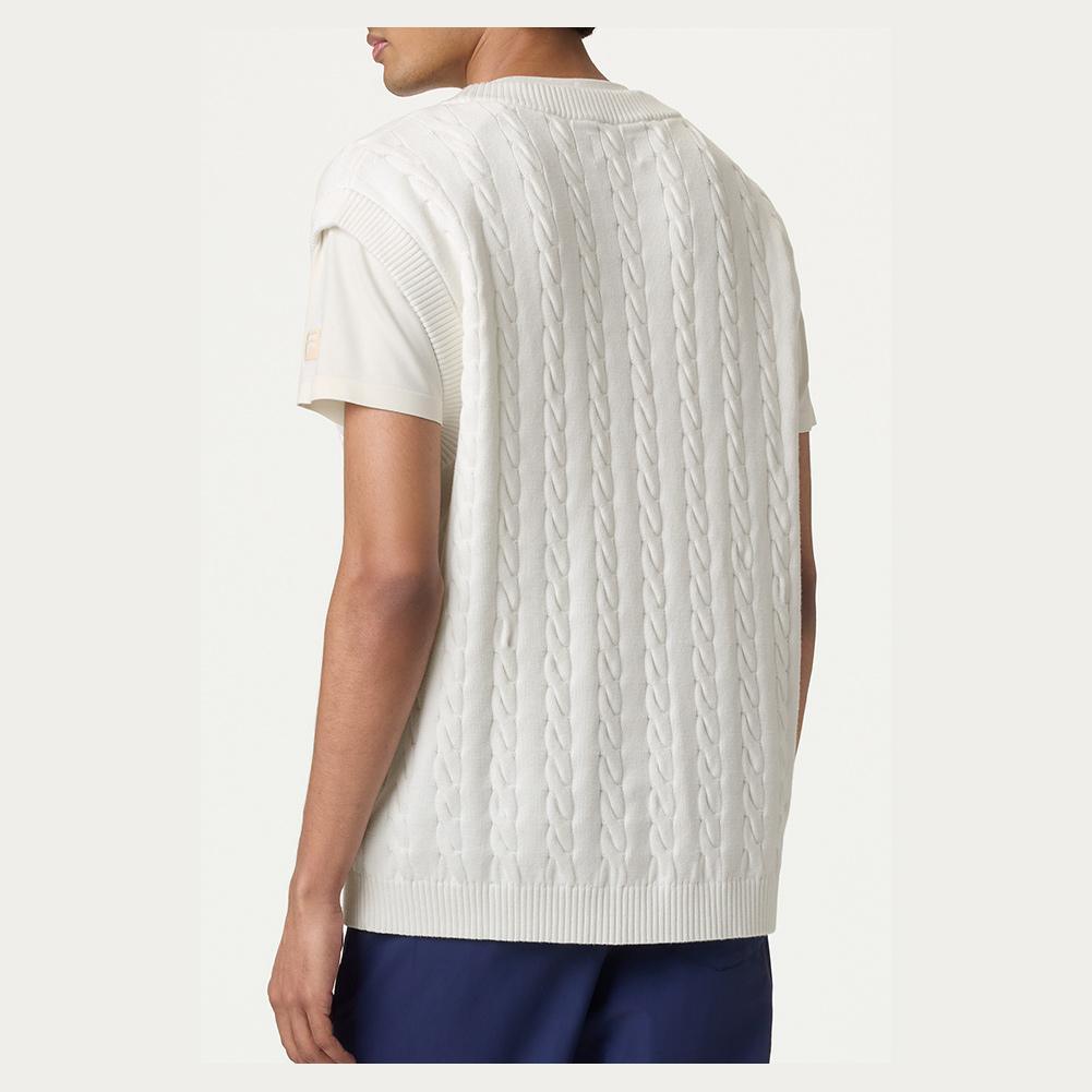 Mens Baseline Cable Knit Tennis Vest Apparel Fila
