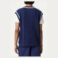 Mens Baseline Cable Knit Tennis Vest Apparel Fila
