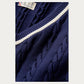 Mens Baseline Cable Knit Tennis Vest Apparel Fila