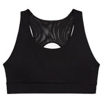 Women`s Festival Mesh Back Sports Bra Black Apparel Fila