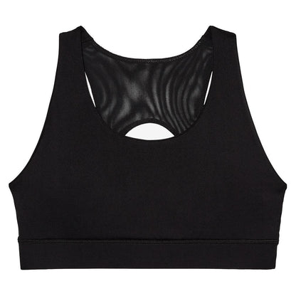 Women`s Festival Mesh Back Sports Bra Black Apparel Fila
