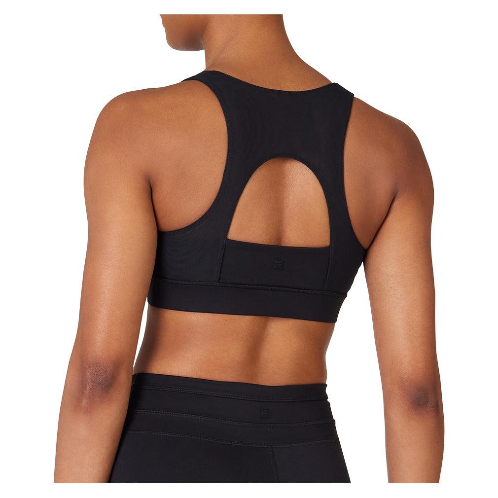 Women`s Festival Mesh Back Sports Bra Black Apparel Fila