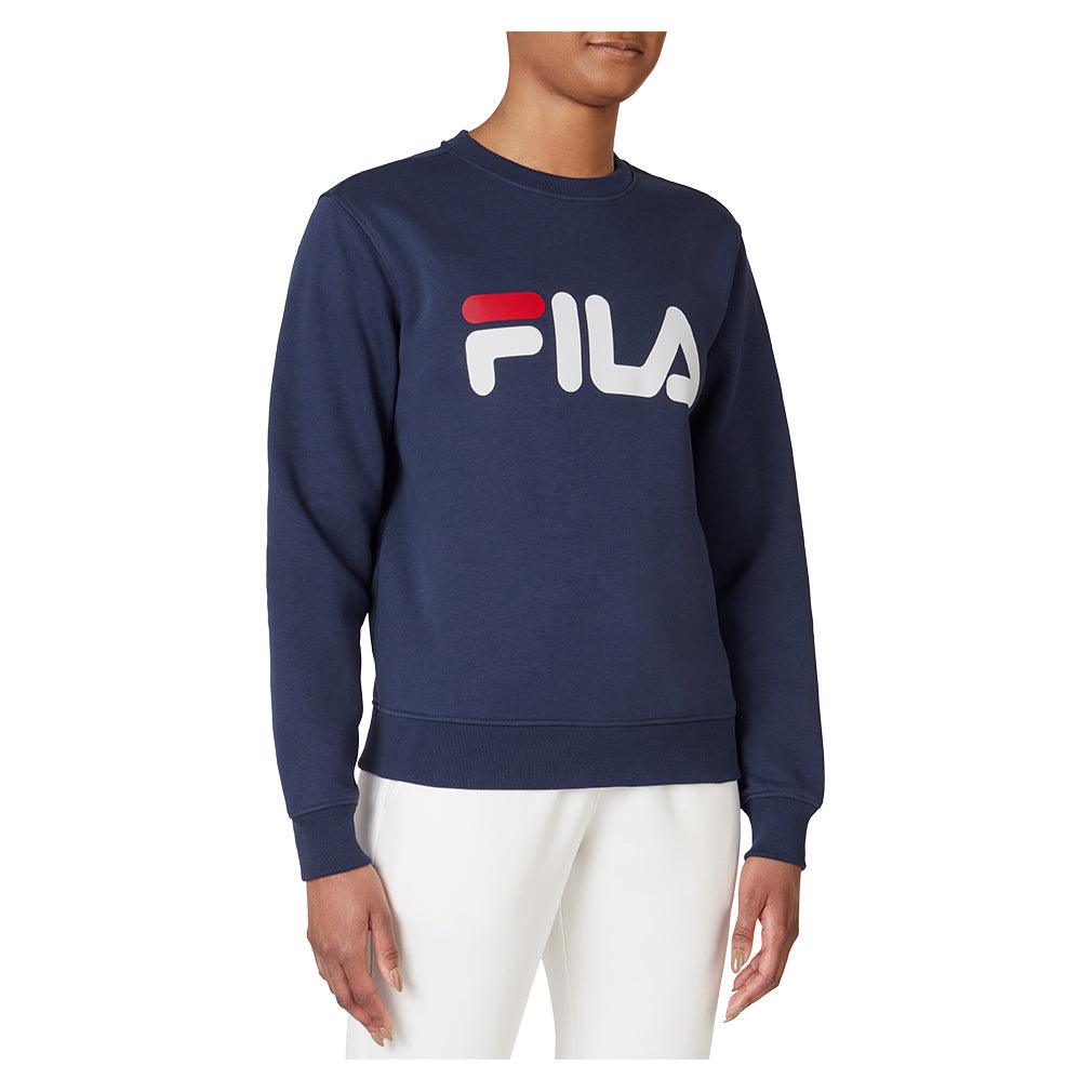 Women`s Classic Logo Long Sleeve Tennis Crew Apparel Fila