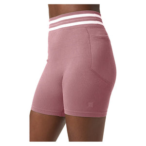 Women`s Lucky Ace Seamless Tennis Bike Short Lilas and Gardenia Apparel Fila