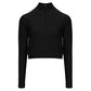 Womens Break Point Seamless Quarter Zip Tennis Top Black Apparel Fila