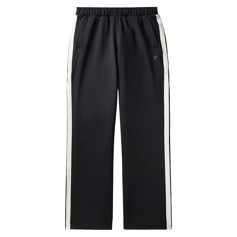 Womens Break Point Impact Tennis Pant Black and Gardenia Apparel Fila