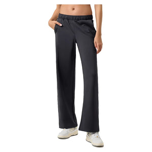 Womens Break Point Impact Tennis Pant Black and Gardenia Apparel Fila