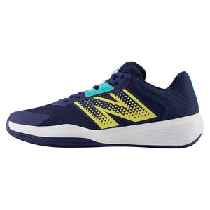 Men`s 696v6 2E Width Tennis Shoes White and Clementine Footwear New Balance
