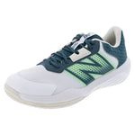 Men`s 696v6 D Width Tennis Shoes White and Green Footwear New Balance