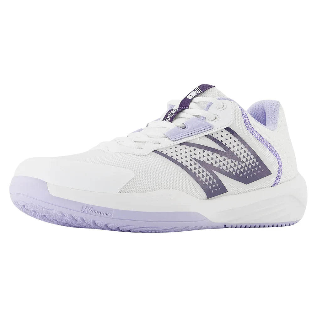 Men`s 696v6 2E Width Tennis Shoes White and Grey Footwear New Balance