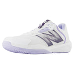 Men`s 696v6 2E Width Tennis Shoes White and Grey Footwear New Balance