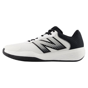 Men's 696v6 D Width Tennis Shoes White and Black Footwear New Balance