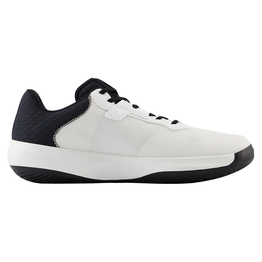 Men's 696v6 D Width Tennis Shoes White and Black Footwear New Balance