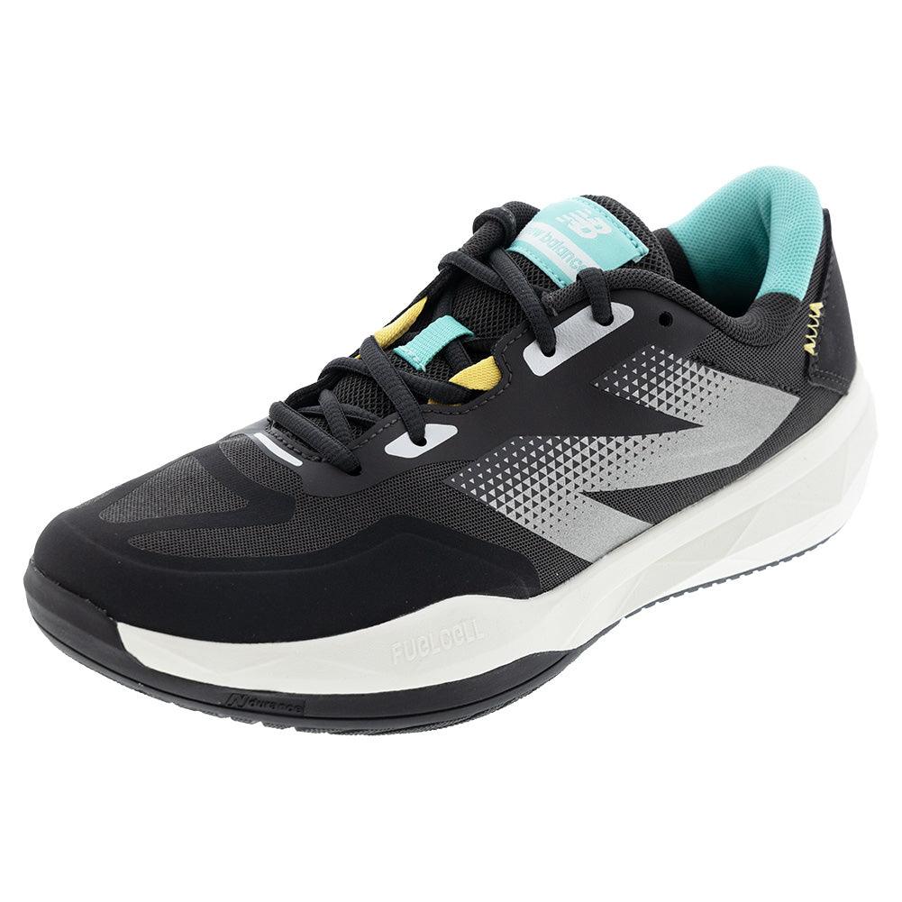 Men`s FuelCell 796v4 D Width Tennis Shoes Black Cement and Cyber Jade Footwear New Balance