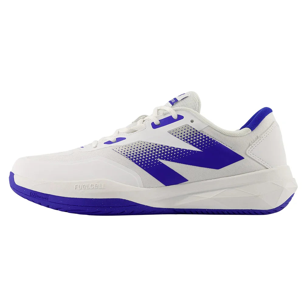 Men`s FuelCell 796v4 D Width Tennis Shoes White and Blue Gemstone Footwear New Balance