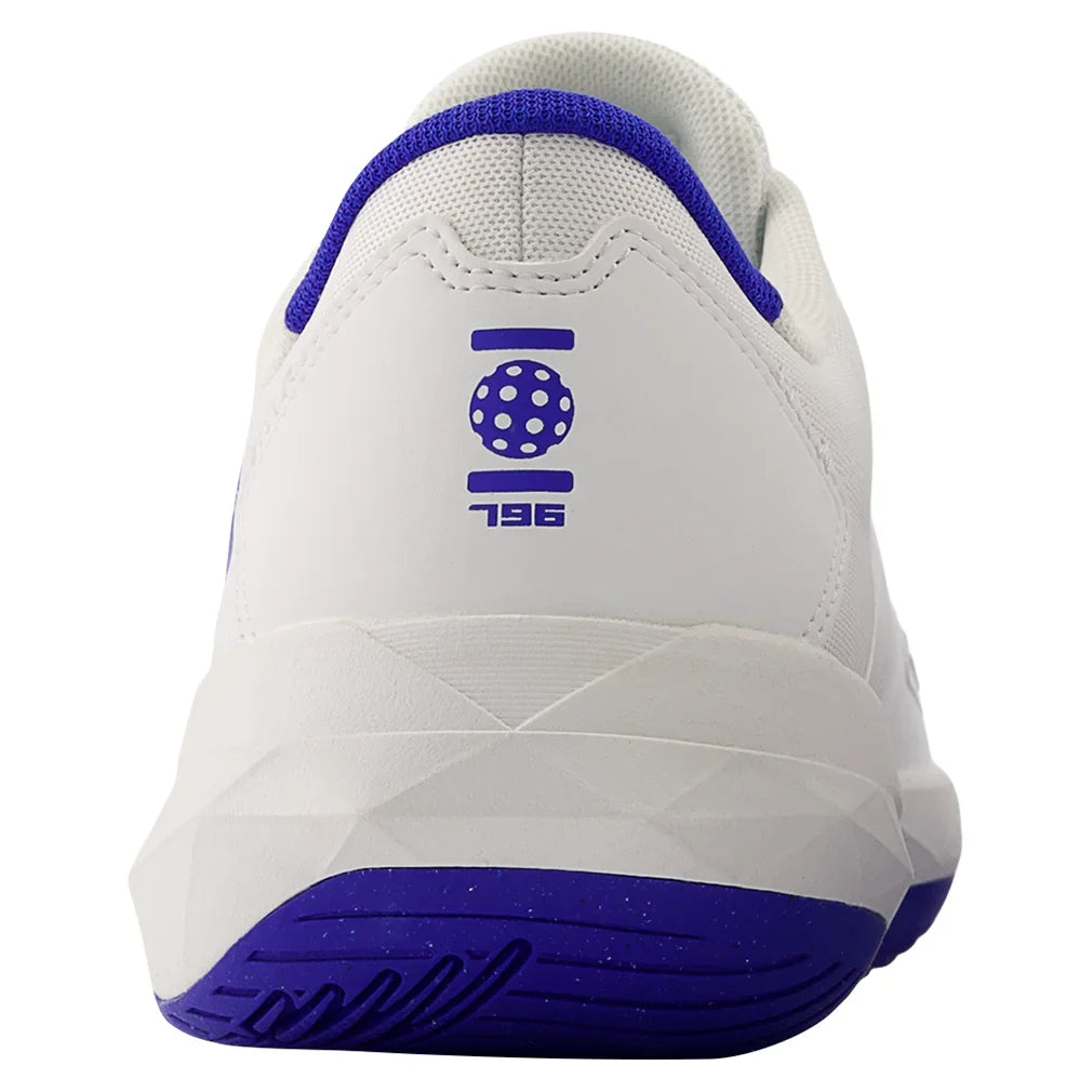Men`s FuelCell 796v4 D Width Tennis Shoes White and Blue Gemstone Footwear New Balance