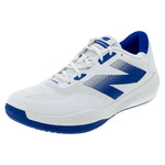 Men`s FuelCell 796v4 2E Width Tennis Shoes White and Blue Gemstone Footwear New Balance