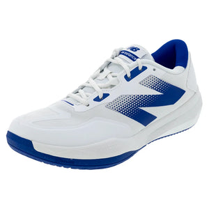 Men`s FuelCell 796v4 4E Width Tennis Shoes White and Blue Gemstone Footwear New Balance