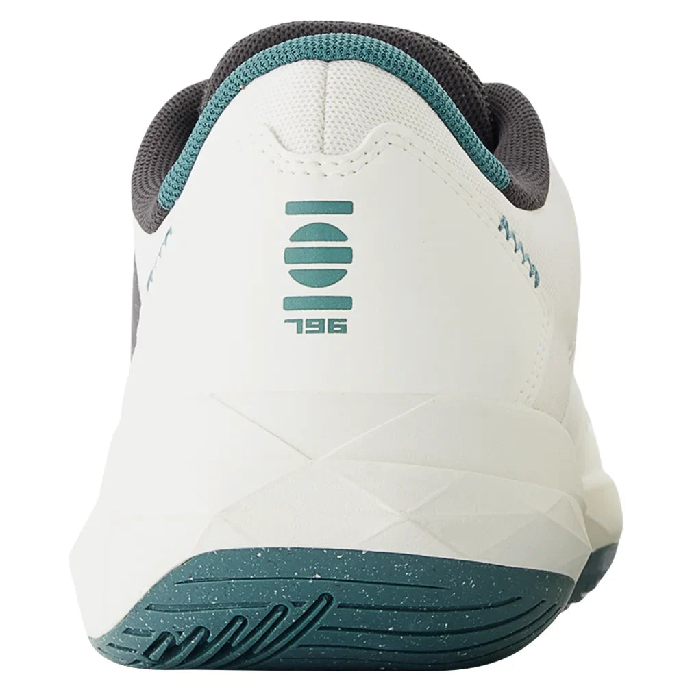 Men`s FuelCell 796v4 2E Width Tennis Shoes Sea Salt and New Spruce Footwear New Balance