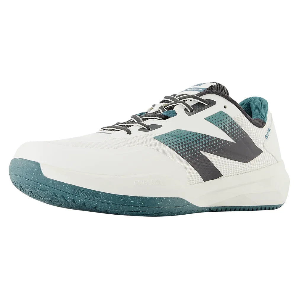 Men`s FuelCell 796v4 2E Width Tennis Shoes Sea Salt and New Spruce Footwear New Balance