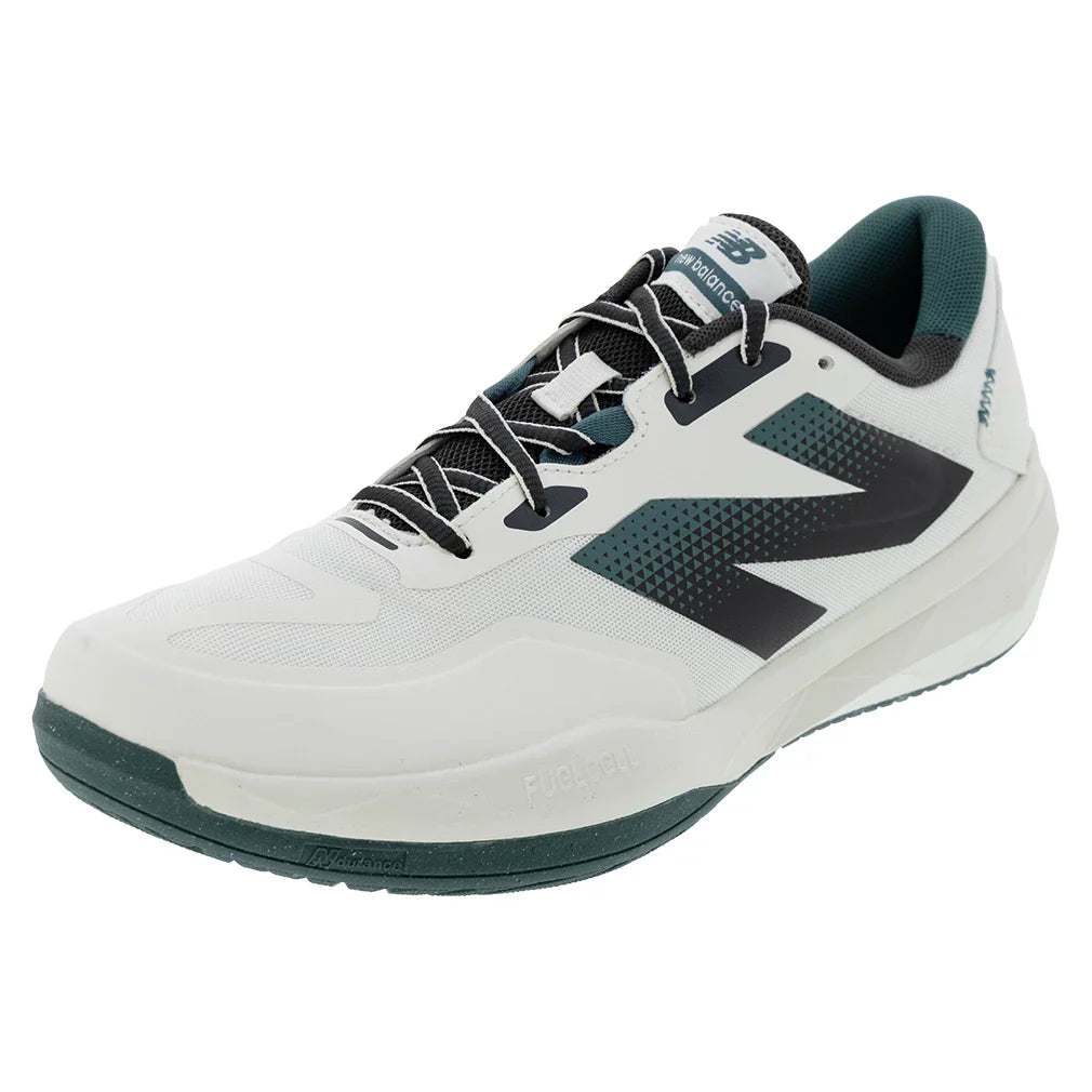 Men`s FuelCell 796v4 4E Width Tennis Shoes Sea Salt and New Spruce Footwear New Balance