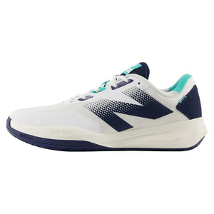 Men`s FuelCell 796v4 2E Width Tennis Shoes White and Navy Footwear New Balance