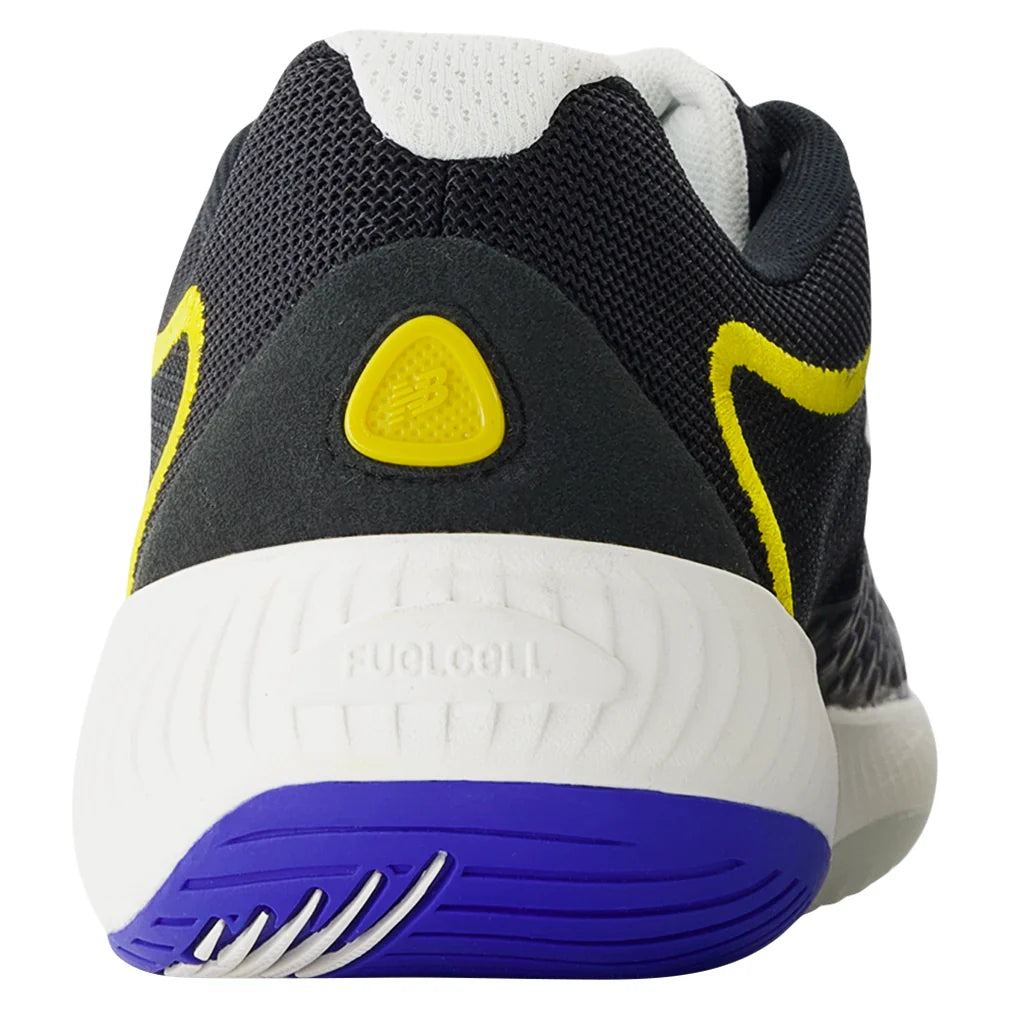 Men`s FuelCell 996v6 2E Width Tennis Shoes Black and Blue Gemstone Footwear New Balance