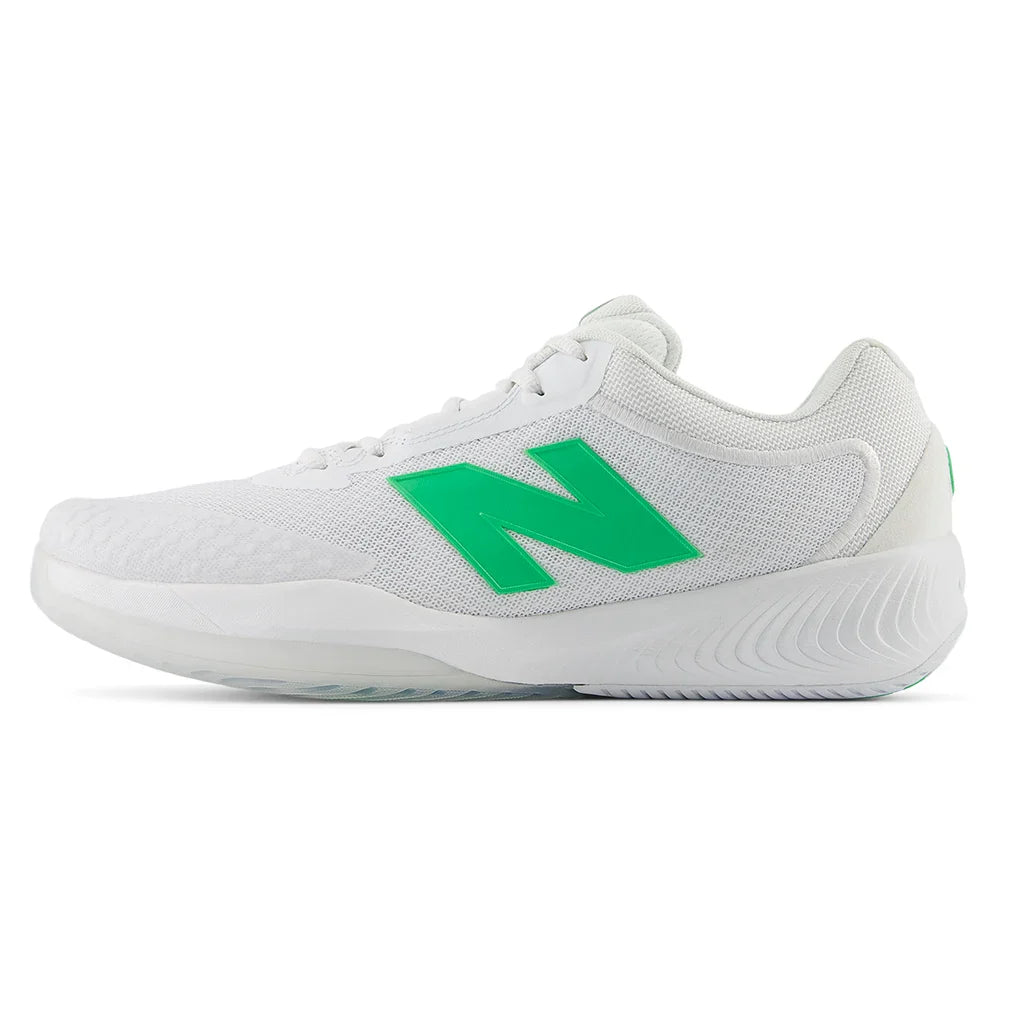 Men`s FuelCell 996v6 2E Width Tennis Shoes White and Green Apple Footwear New Balance
