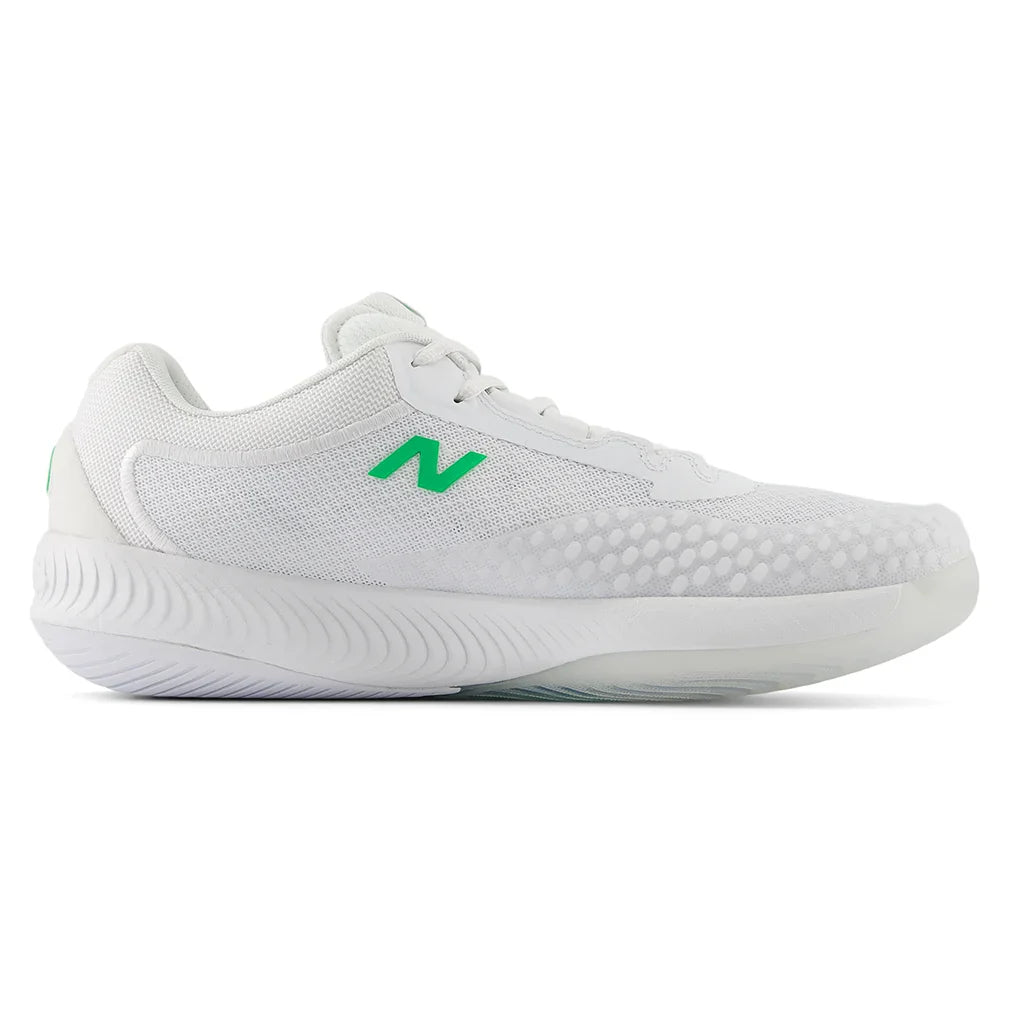 Men`s FuelCell 996v6 D Width Tennis Shoes White and Green Apple Footwear New Balance