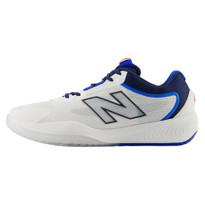 Men's FuelCell 996v6 D Width Pickleball Shoes White and Team Navy Footwear New Balance