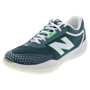 Men`s FuelCell 996v6 D Width Tennis Shoes New Spruce and White Footwear New Balance