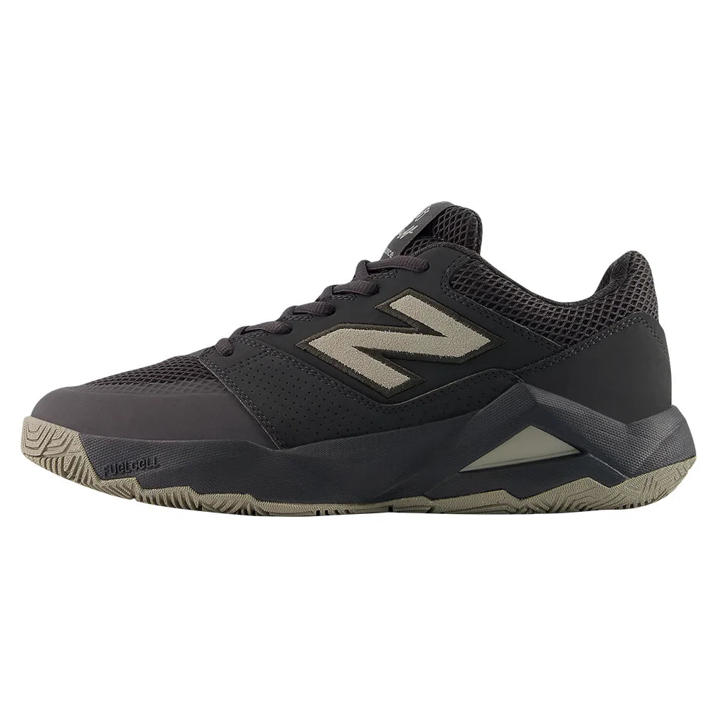 Men`s FuelCell Delray D Width Tennis Shoes Stone and Black Footwear New Balance
