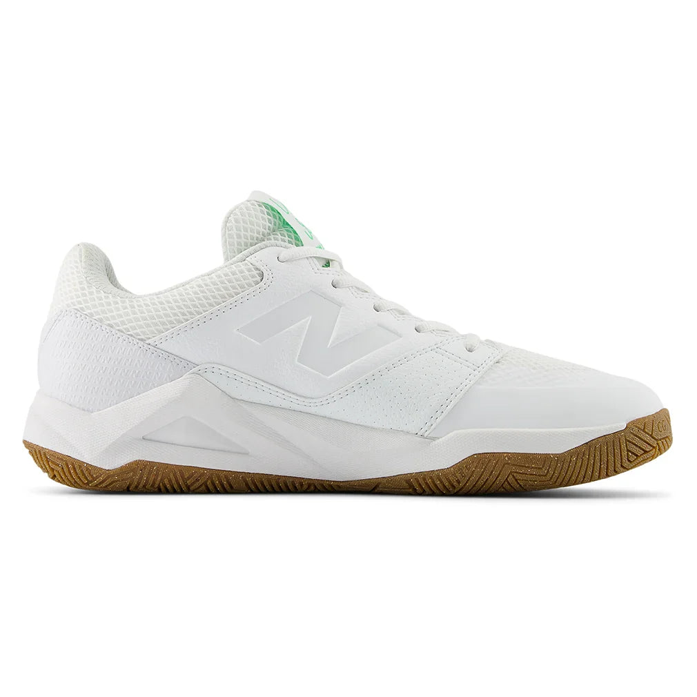 Men`s FuelCell Delray D Width Tennis Shoes White and Green Apple Footwear New Balance