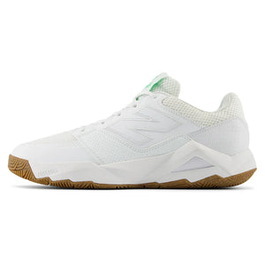 Men`s FuelCell Delray D Width Tennis Shoes White and Green Apple Footwear New Balance