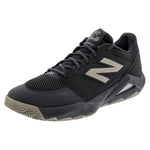Men`s FuelCell Delray D Width Tennis Shoes Stone and Black Footwear New Balance