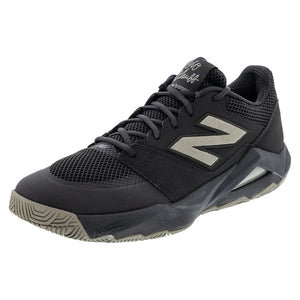 Men`s FuelCell Delray D Width Tennis Shoes Stone and Black Footwear New Balance